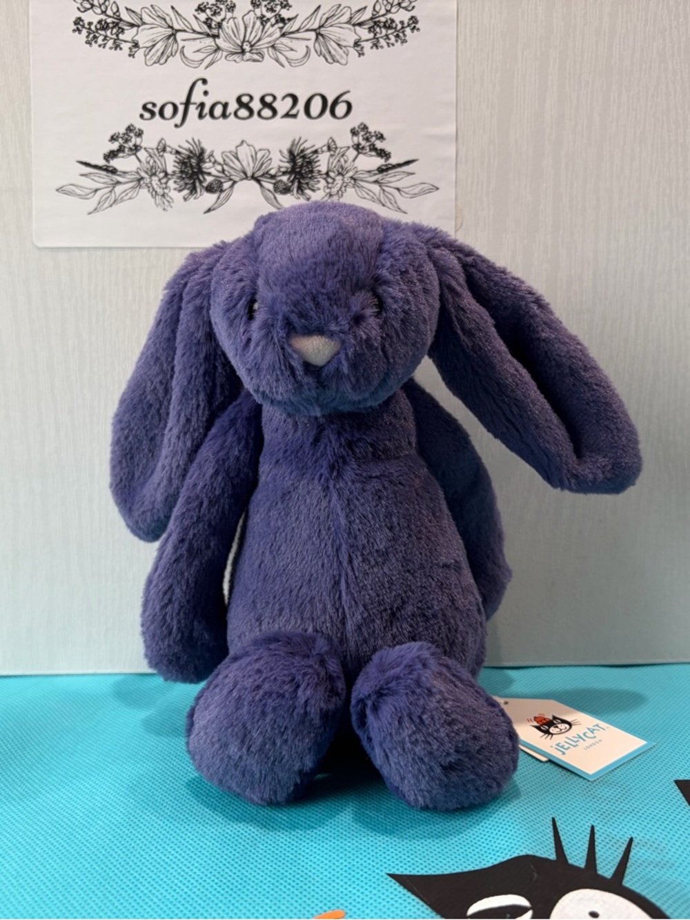 AUTHENTIC Jellycat Little Bashful Saffyre Bunny- NWT- FAST SHIP